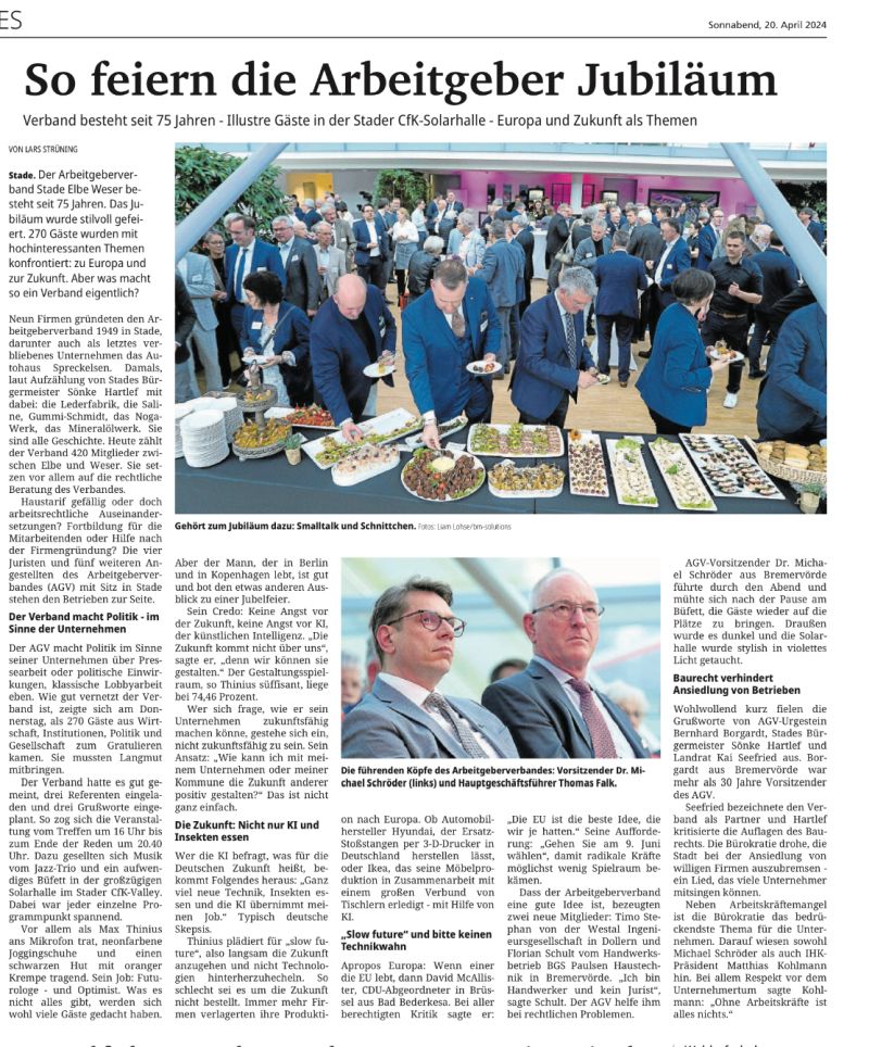 Stader Tageblatt 20.04.2024 kl